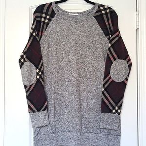 Reborn J Grey Top Large